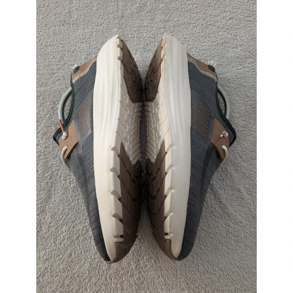 Hey Dude Sirocco Sport Teal With Brown Stripe Unisex Size US W 10 M 8